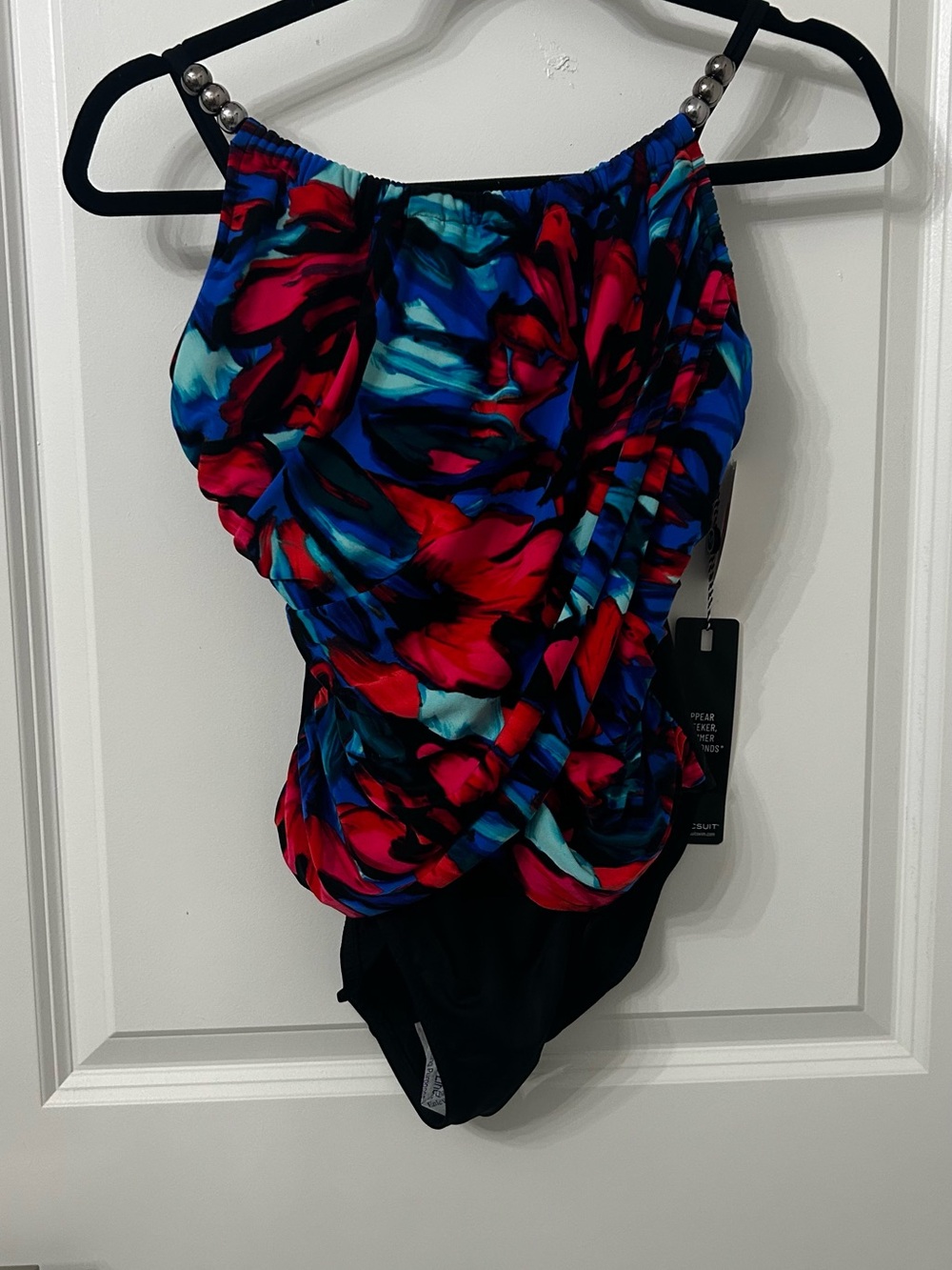 Magicsuit Multicolor Floral One-Piece Swimsuit - Blue, Red, Teal